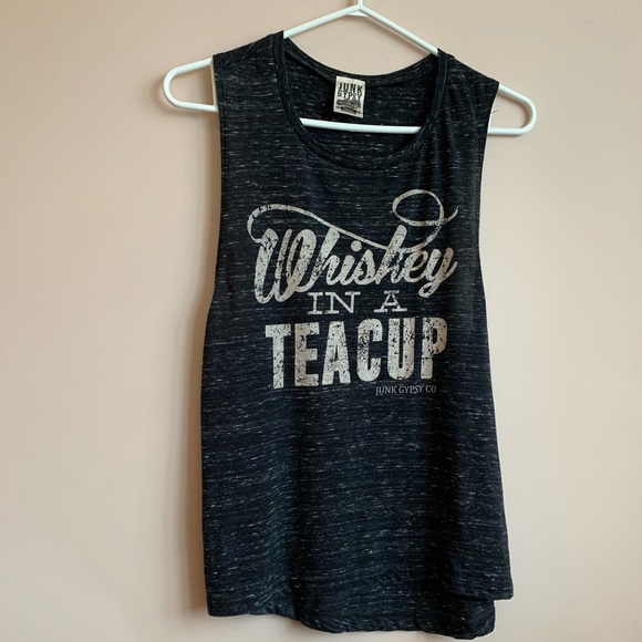 Junk Gypsy Tops - Whiskey in A Teacup Tank